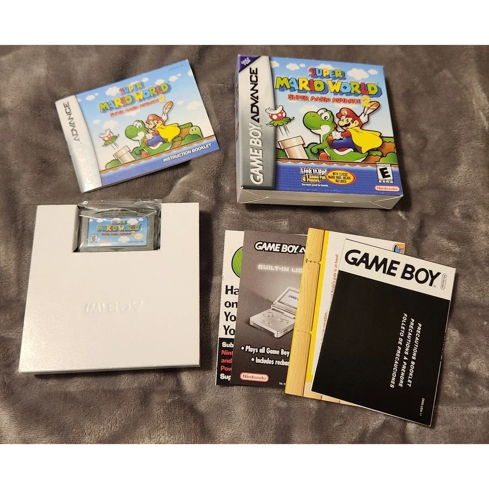 Super Mario World: Super Mario Advance 2 Nintendo GBA Game Boy